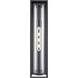 Caleb 1 Light 24 inch Textured Black Outdoor Wall Sconce